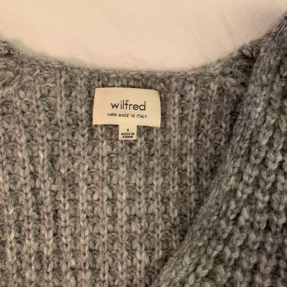Wilfred chunky knit wool sweater - Picture 2 of 4